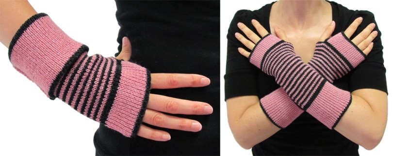 Manchons roses Mimibou